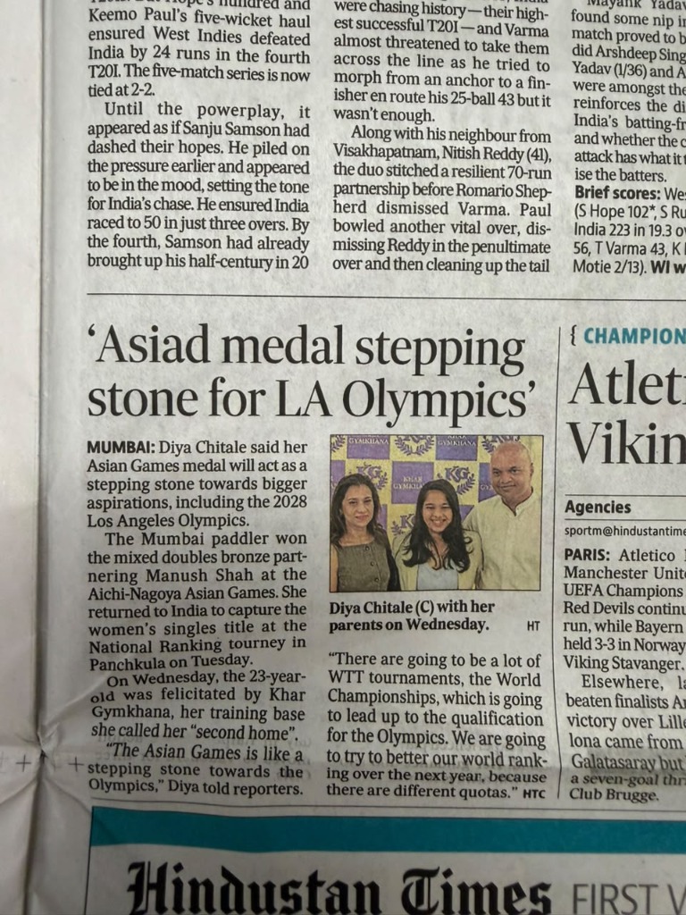 ‘Asiad medal stepping stone for LA Olympics’